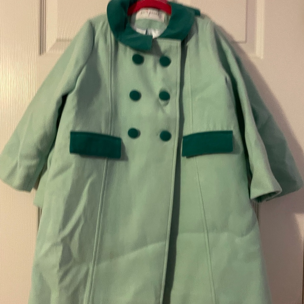 Girls pea coat worn once size 6
